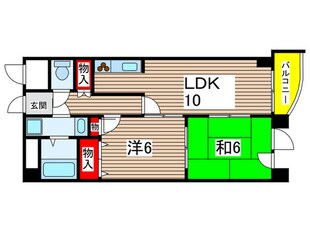 ヴィサージュ武庫之荘の物件間取画像